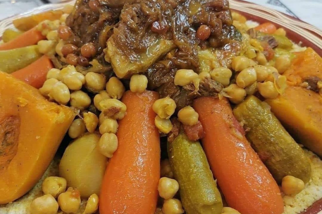 Couscous aux Légumes & Tfaya