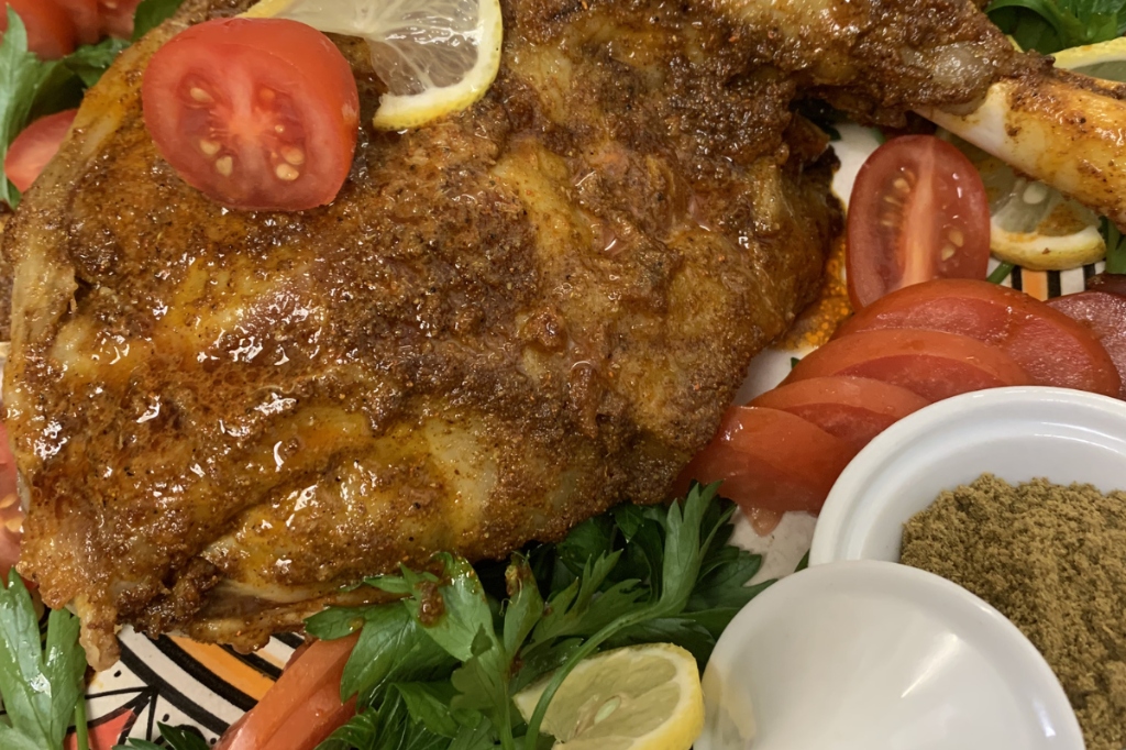 Méchoui d'Agneau Rôti aux Épices